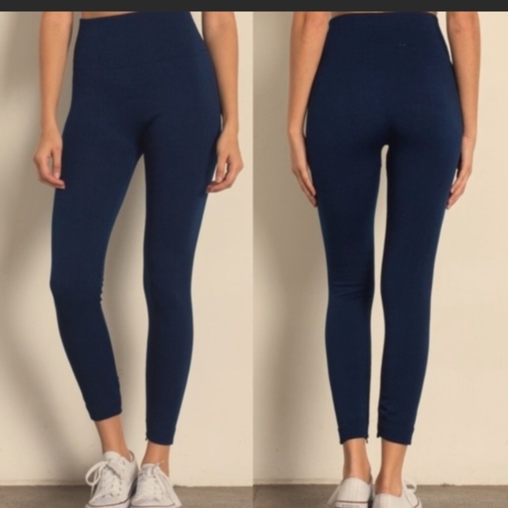❤️Fleeced leggings- navy